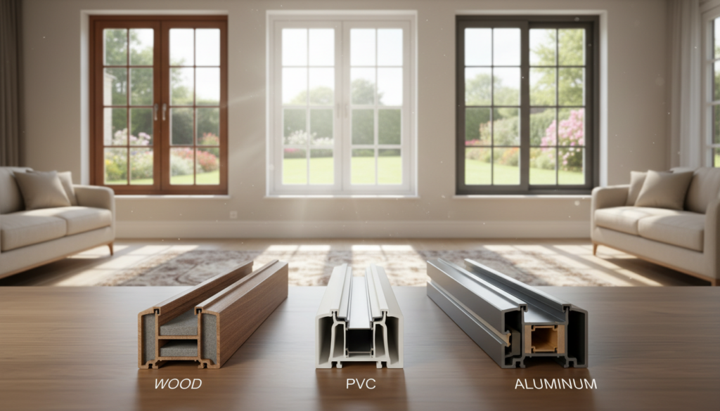 Fenster Materialien Vergleich